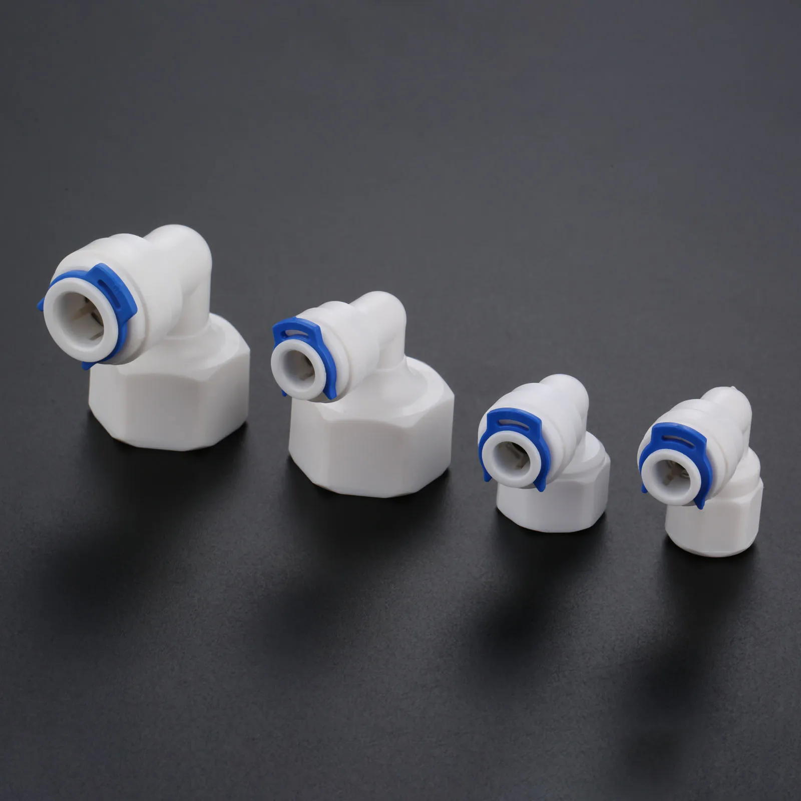 5Pcs Elbow 1/4" OD Hose 1/2" 1/8" BSP Female Thread Pipe Quick RO Water Fitting Osmose Reversa Aquario Connector |