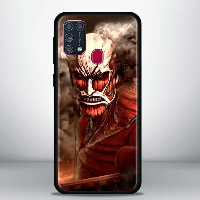 

attack on titan 4 Phone Case For Samsung Galaxy M51 M31 M30s M31s M21 M11 M01 A7 A9 F41 Prime Soft Cover TPU Capa Shell