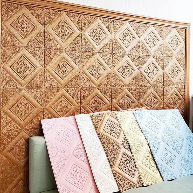 

DIY 3D Wall Stickers Imitation Brick Bedroom Decoration Waterproof Self Adhesive 1PC Wallpaper For Living Room Kitchen