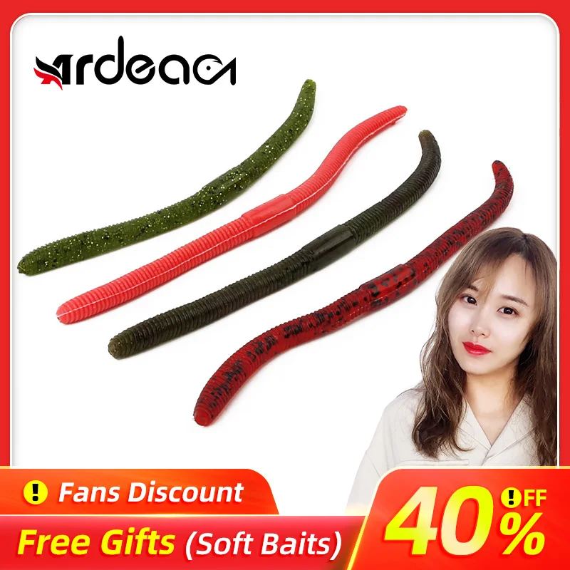 

Ardea Soft Lures 130mm 3.5g Worm Swimbait Jigging Wobblers Silicone Baitfishing Bait Bass Artificial Fishing Tackle Lure