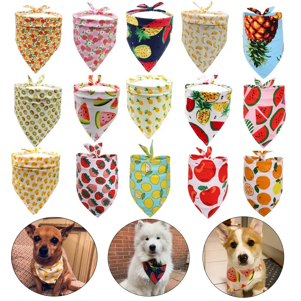 Треугольный шарф в клетку для собак стильная бандана щенков кошек Слюнявчики из