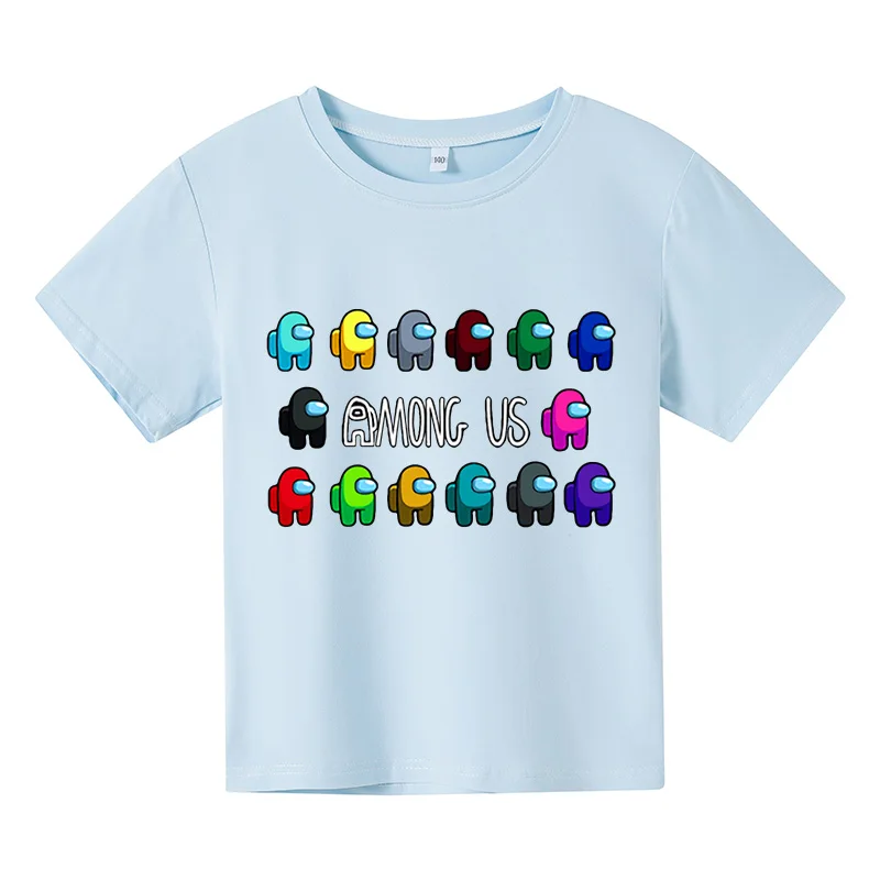 

Kids Cotton T-Shirts Among Us Tee for Boys Girls Baby Children Summer Cartoon Short Sleeve Tops Comfort Cute T Shirt Clothes
