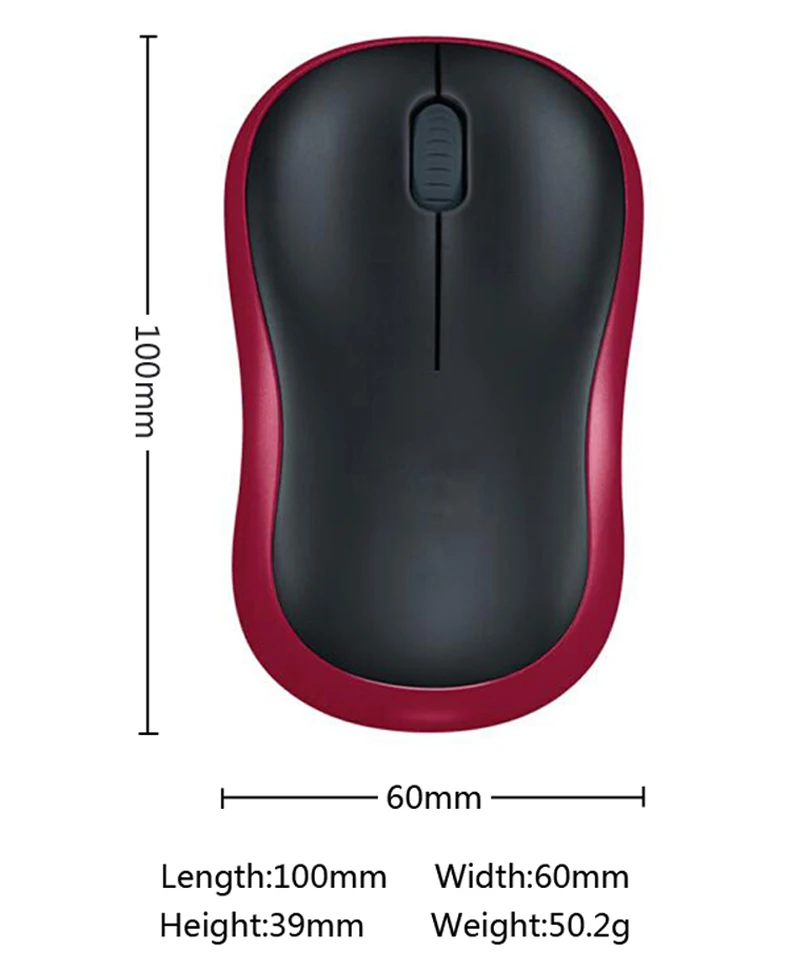 

Wireless Mouse 2.4Ghz USB Computer Mouse 1600 DPI Ergonomic Mause Wireless Mice for Laptop PC Mac Desktop Notebook