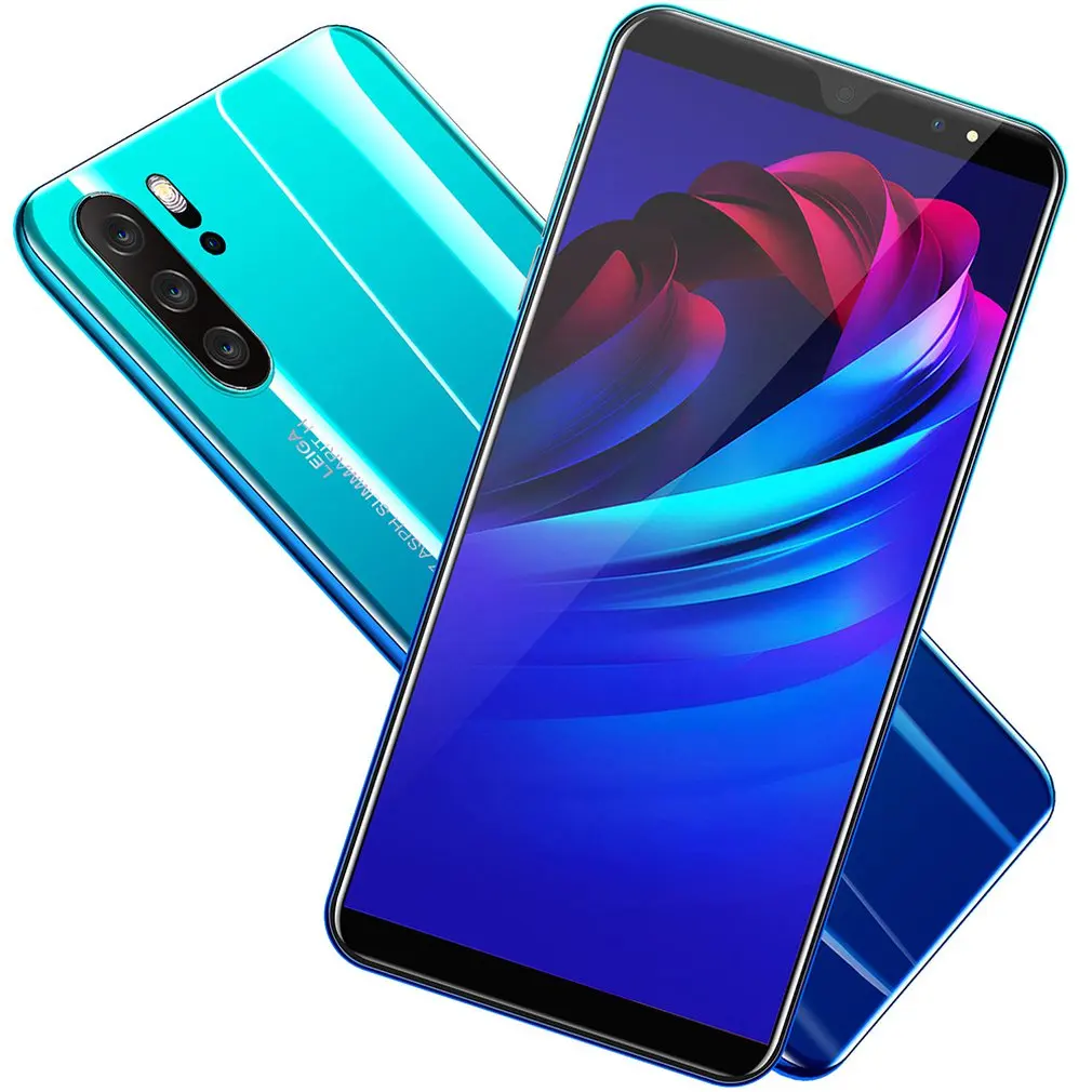 

P33 Smart Phone 5 Inch 3G Large Screen Mobile Phone 512Mb Ram High Capacity Real Fingerprint Face Unlock Phones