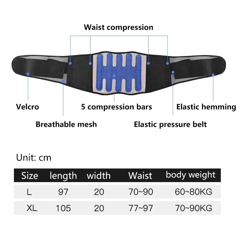 

Orthopedic Lumbar Support Belt Lumbar Disc Herniation Protection Brace Belt Magnetic Therapy Mesh Breathable Back Support Belts