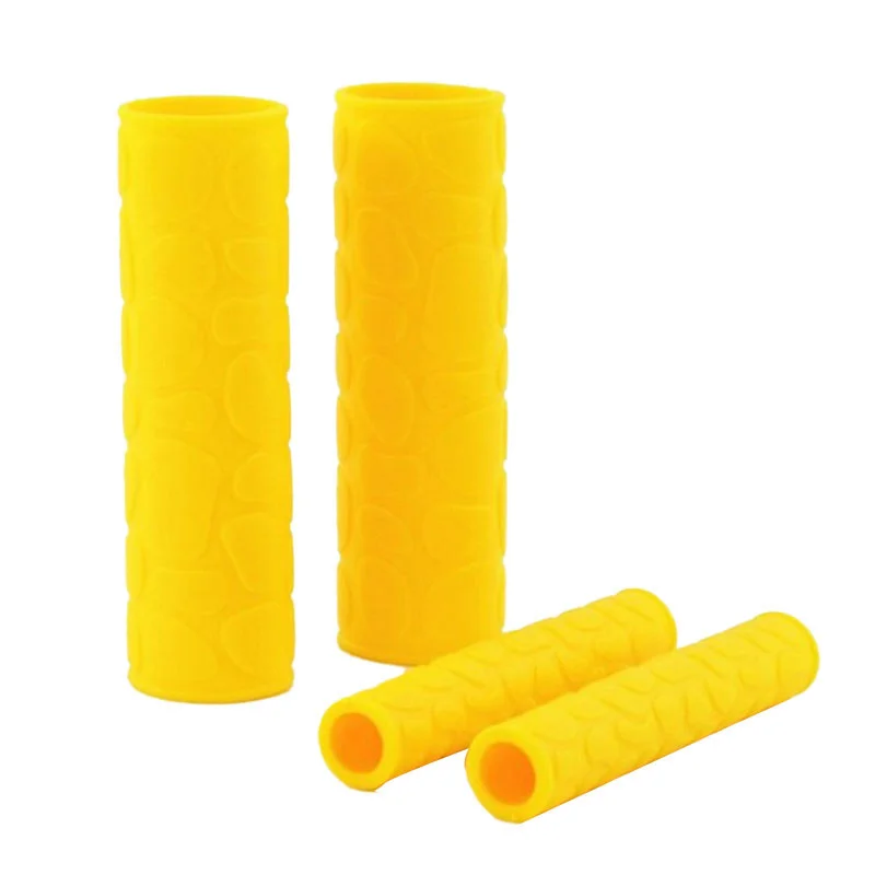 

T Shaped Dual Foot Air Chuck Hose Barb Plate Tire Inflating Pin Motorcycle ScooterFull Waffle Grips Handlebar Handle Rubber