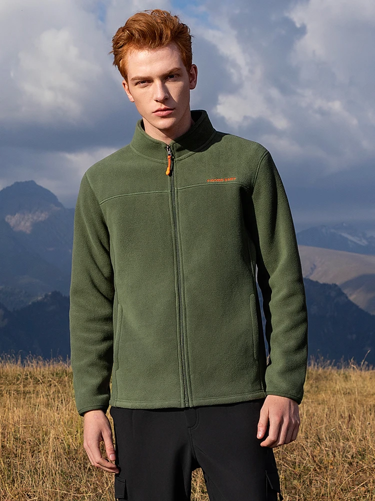 Мужская флисовая толстовка на молнии с коротким воротником|Мужские куртки| |