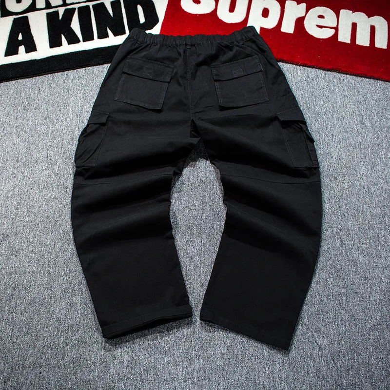 Мужские Свободные мешковатые брюки-карго в Военном Стиле мужские с несколькими