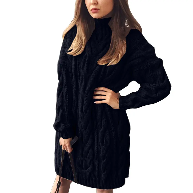 

Loose Pull Femme 2020 Winter Autumn New Loose Long Sweater Women O-Neck Plus Size Female Pullover Women's Sweater Jumper