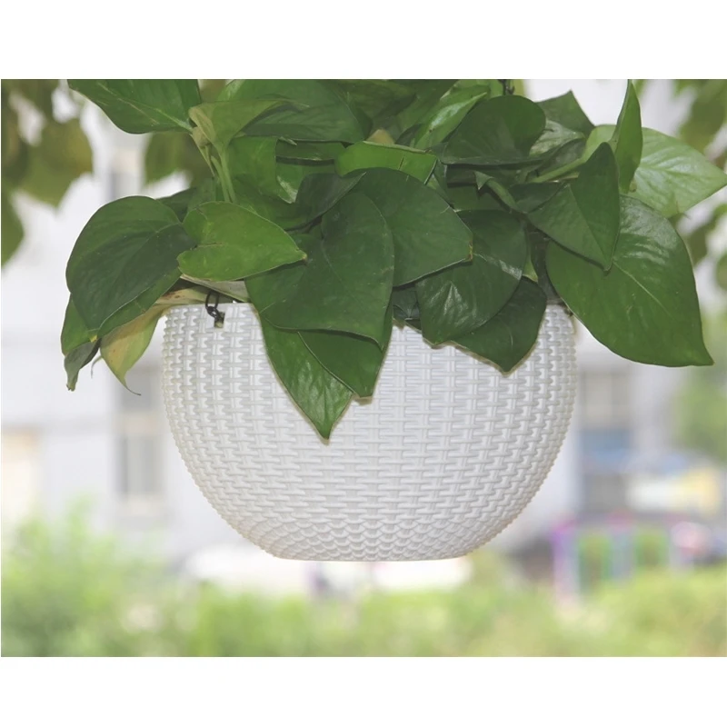 Полимерное подвесное растение корзина для горшков вешалка цветочного горшка