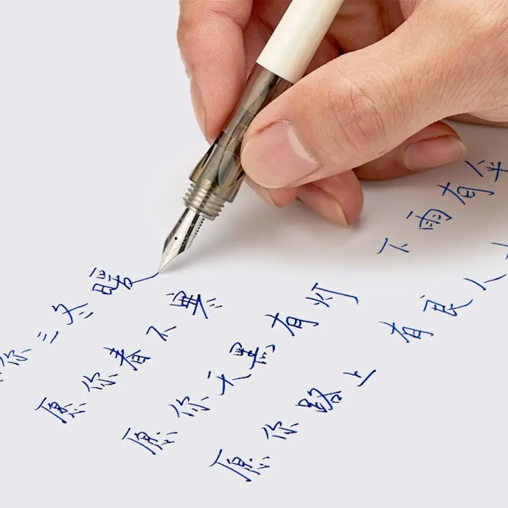 High Quality 993 Fountain Pen Color Small Shark Shape Ink School Student Office EF 0.38mm Nib Kawaii Stationery |