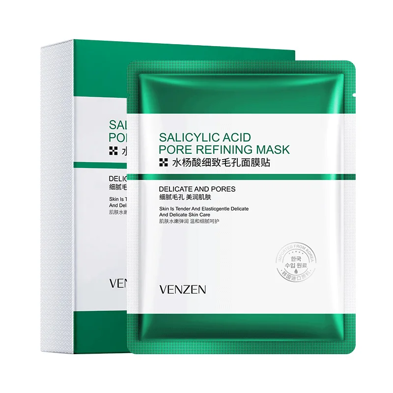 

Увлажняющая отбеливающая маска для лица VENZEN 5 шт./лот с салициловой кислотой