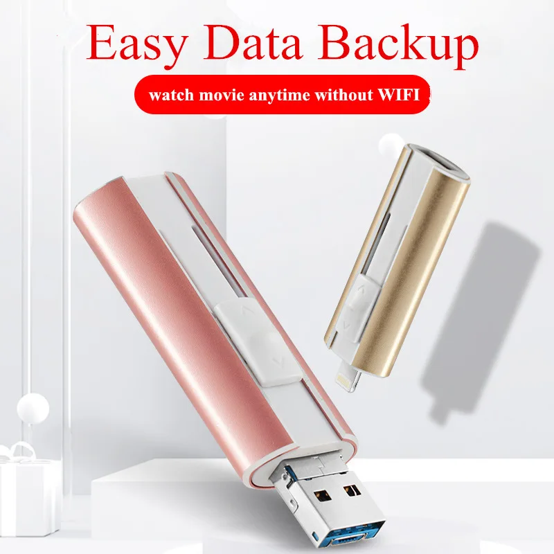 

IOS OTG USB Flash Drive 3 in 1 Pendrive for iPhone/IOS/Type-C/Android/PC 128GB 64GB 32GB 16GB 8GB pendrive usb 3.0 Key MFi drive