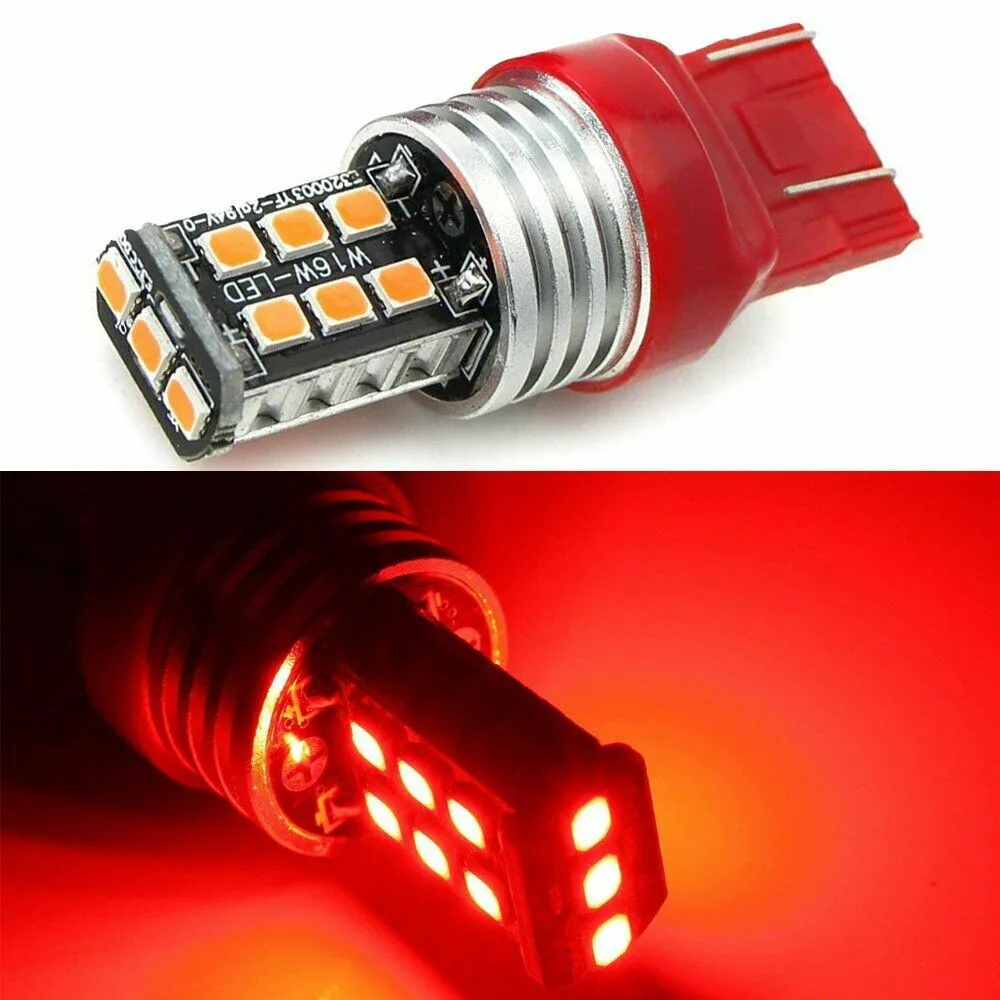 

High Power Tail Light Bulbs For Honda Civic CR-V Parts Red Replacement Strobe 12V 15LED