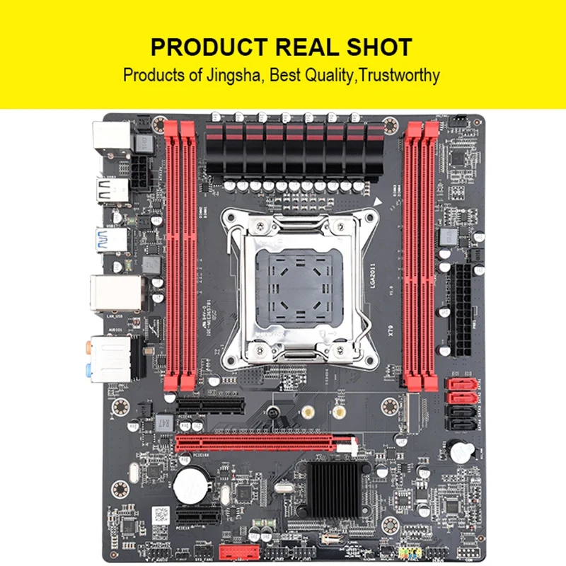 Материнская плата X79 LGA2011 системная ATX USB 3 0 SATA PCI E 16X NVME M.2 SSD поддержка REG ECC памяти и