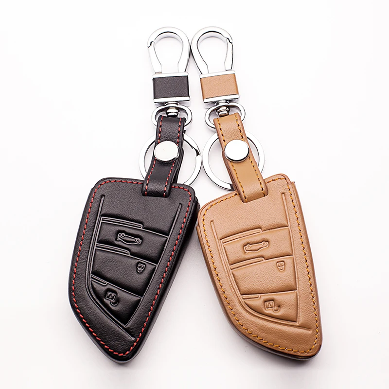 Лидер продаж чехол из натуральной кожи для автомобильных ключей Чехол BMW 1 2 5