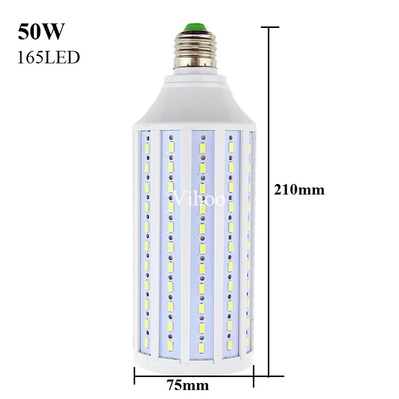 Светодиодная лампа 40 Вт 50 60 80 100 E27 B22 E40 E26 110 В 220 5730SMD энергосберегающая кукурузная