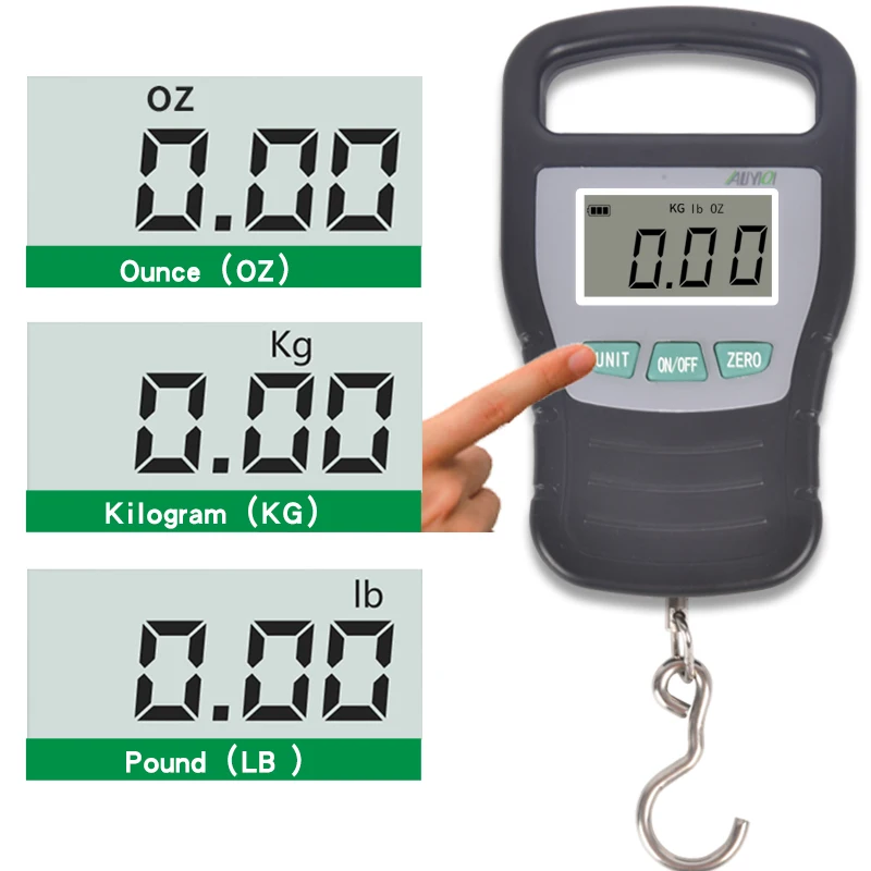 AMCS-10 Портативный 10 кг ЖК-дисплей цифровой ручной электронные весы | Инструменты