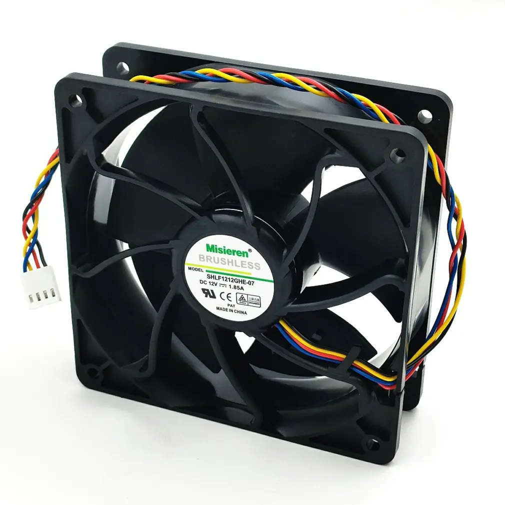 

DC 12V Computer CPU Cooler Mini Cooling Fan 1.85A 38MM 120*120*38mm Small Dedicated Exhaust Cooling Fan for 3D Printer