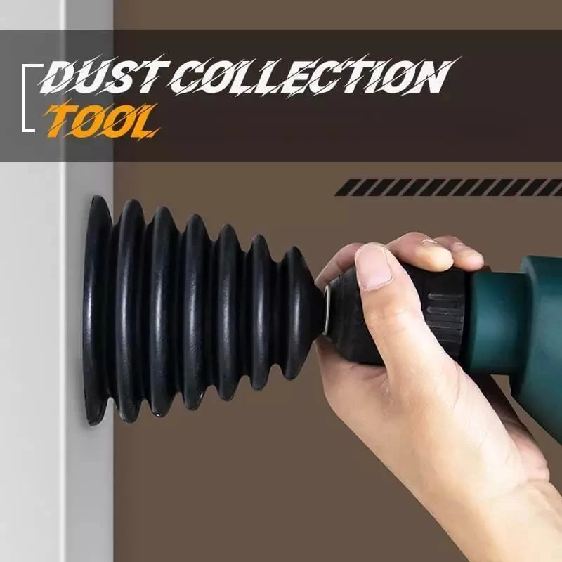 

Onnfang Electric Drill Dust Cover Rubber Impact Hammer Drill Dust Collector Dustproof Device Power Tool Accessories