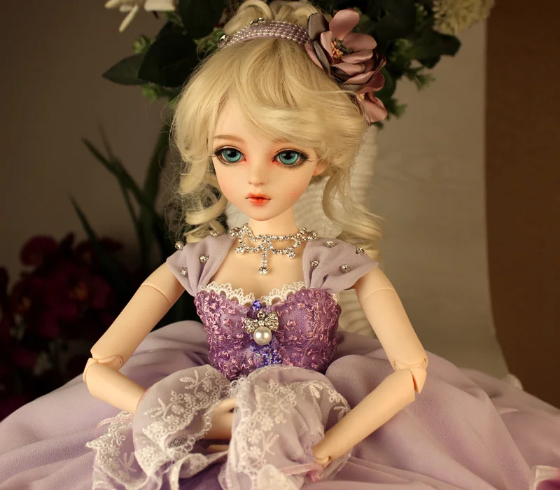 golden wig Кукла на шарнирах bjd 1/3 подарки для девочки ручная роспись макияж полный набор Лолита/принцесса кукла с одеждой LUCIA - Цвет: golden wig