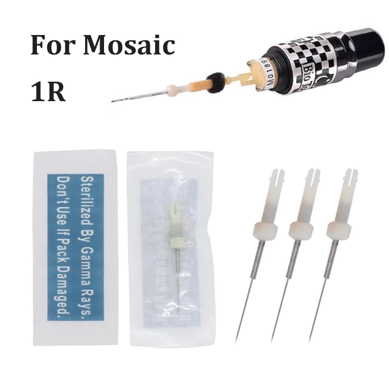 100 шт. 1R иглы для перманентного макияжа татуажа бровей оригинального США Biotouch