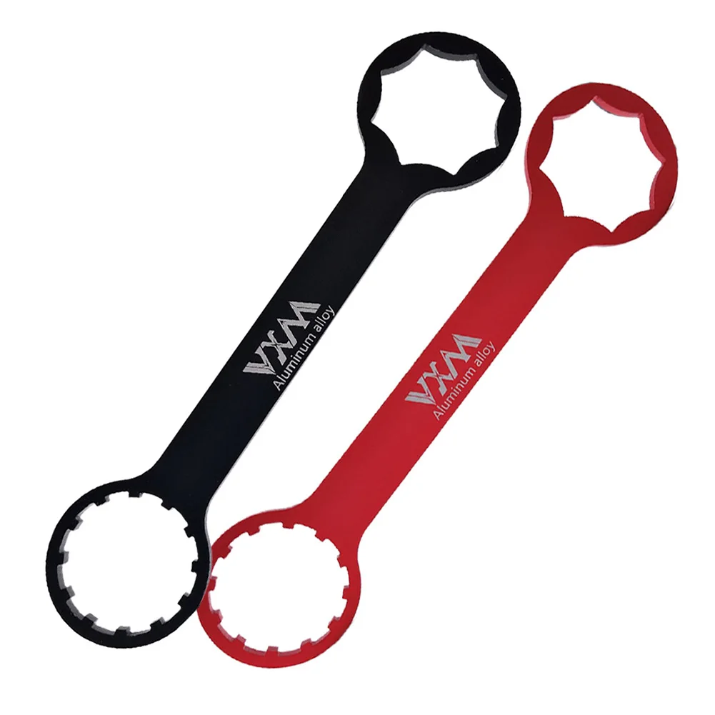 

Bike Bicycle Fork Cover Disassembly Wrench 155mm Aluminum Alloy Spanner Repair Tool For For SR Suntour XCR RST XCM Fork Cycling