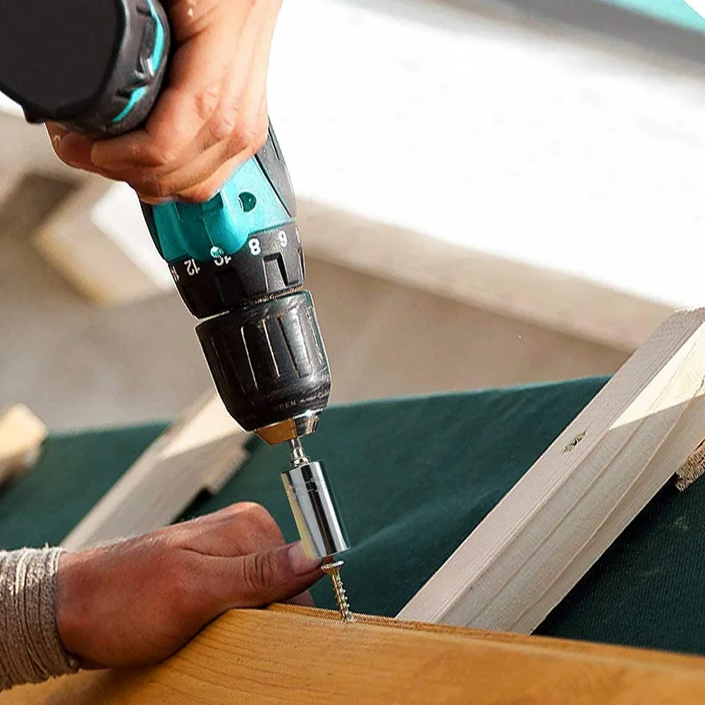 

1pc Chrome-vanadium Steel 7-19mm Universal Sleeve with 1pc Power Drill Adapter