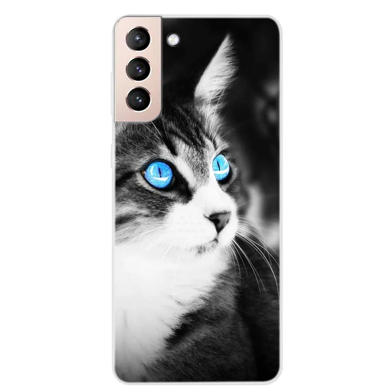 Чехол для Samsung Galaxy S21 Plus силиконовый мягкий чехол из ТПУ телефона Ultra S 21 S21Plus 5G