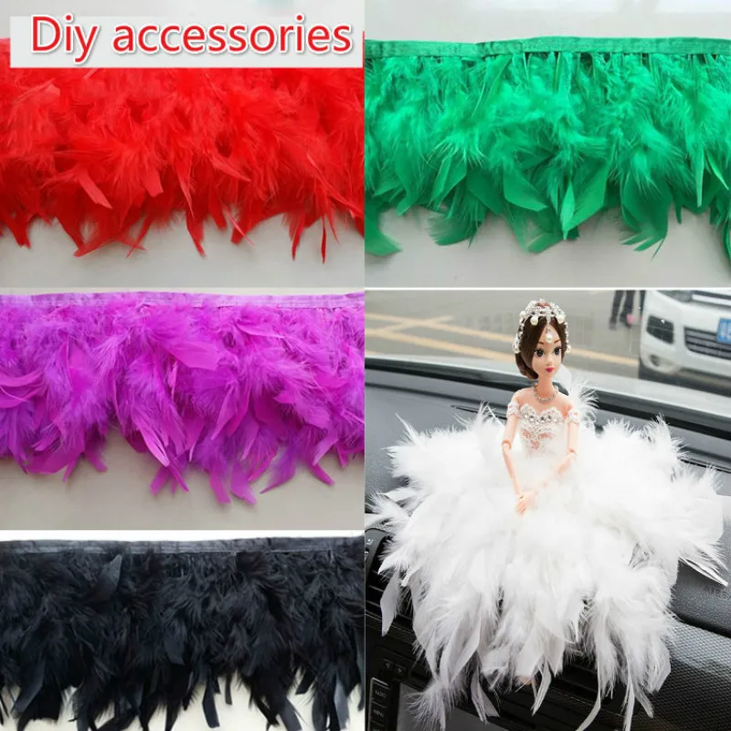 Перья индейки для рукоделия отделка бахромой перо Разрывное полотно боковой
