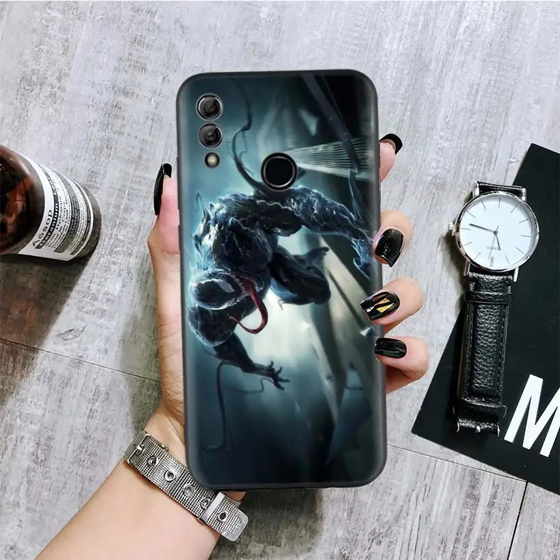 BA078-6 Чудо-яд супер герой черная крышка чехол для телефона для huawei Y9 Y5 Y6 Y7 Honor 10 9 Lite 9X8X8 S 8A фотоаппаратов моментальной печати 7S 7A 10i 20i V20 Coque C - Цвет: BA078-6