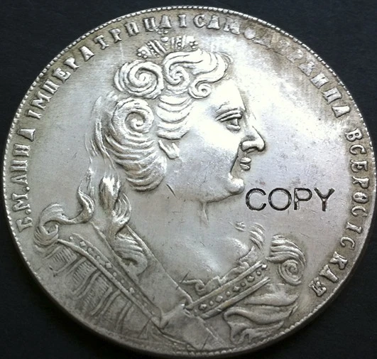 wholesale 1730 russia 1 Rouble coins copy 100% coper manufacturing silver-plated | Дом и сад