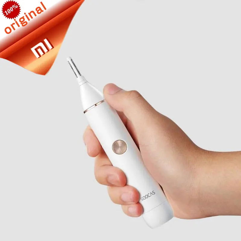 Xiaomi Mi, Soocas, триммер для волос в носу, IPX5, водонепроницаемый, для мытья тела, машинка для стрижки бровей, беспроводная, носовой очиститель для мужчин, wo men