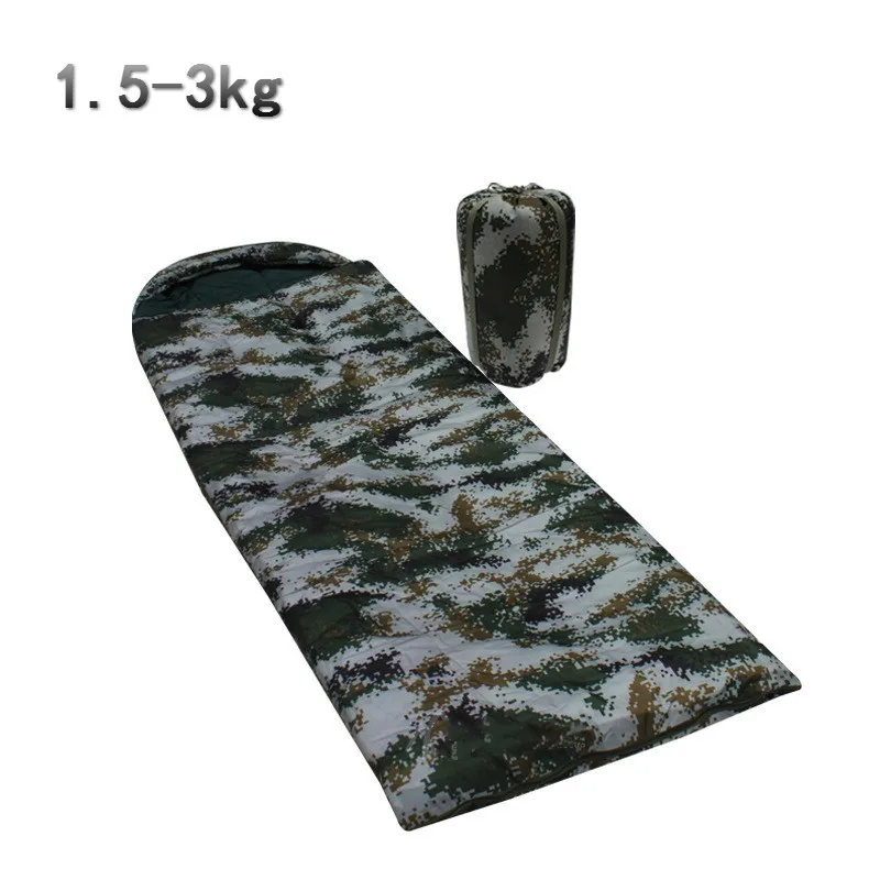 

Outdoor Camping Thicken Thermal Sleeping Bag Army Fans Field Camouflage Sleeping Bag Hiking Travel Windproof Warm Sleeping Bags