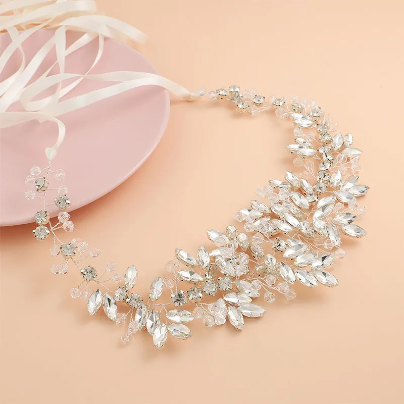 Свадебные аксессуары для выпускного вечера свадебные серебристого цвета с