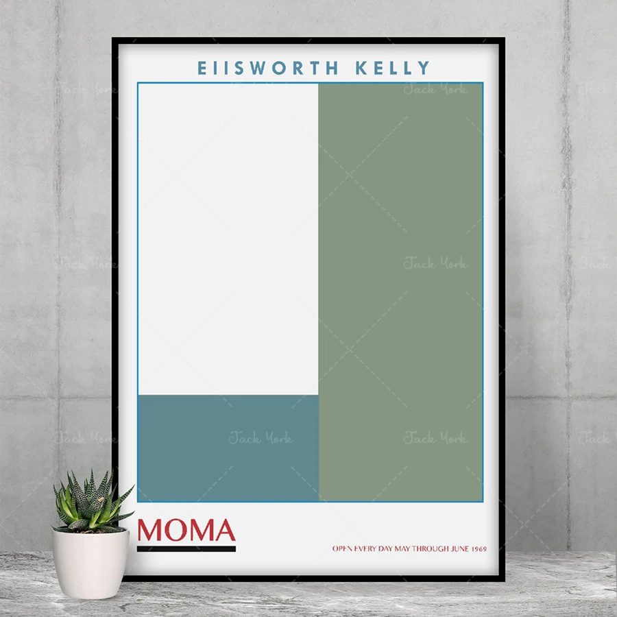 ПЛАКАТ ELLSWORTH KELLY 1959 г.