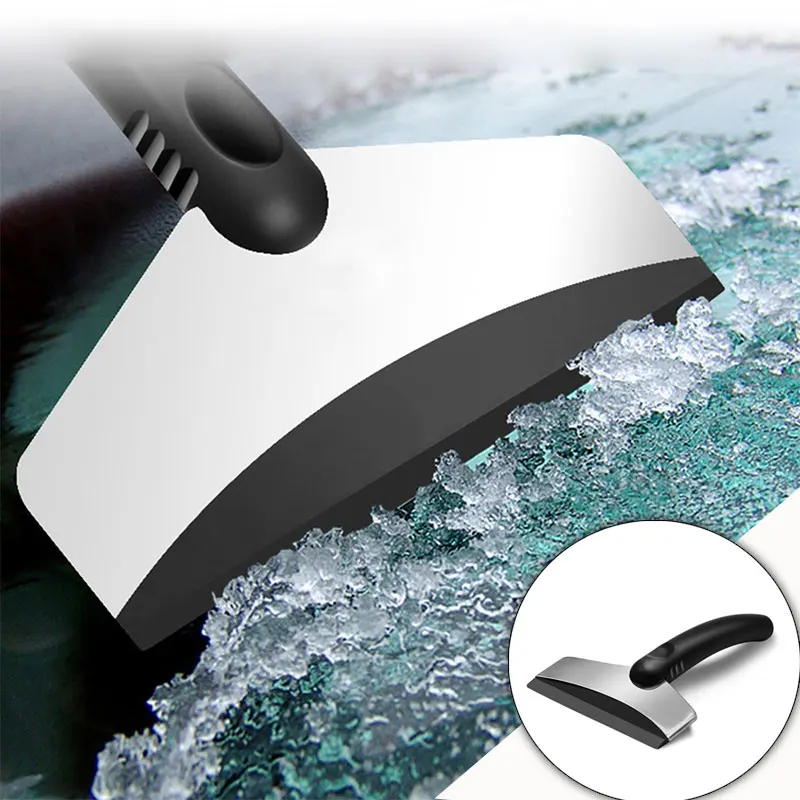 Многофункциональный скребок для льда из нержавеющей стали щетка автомобильного