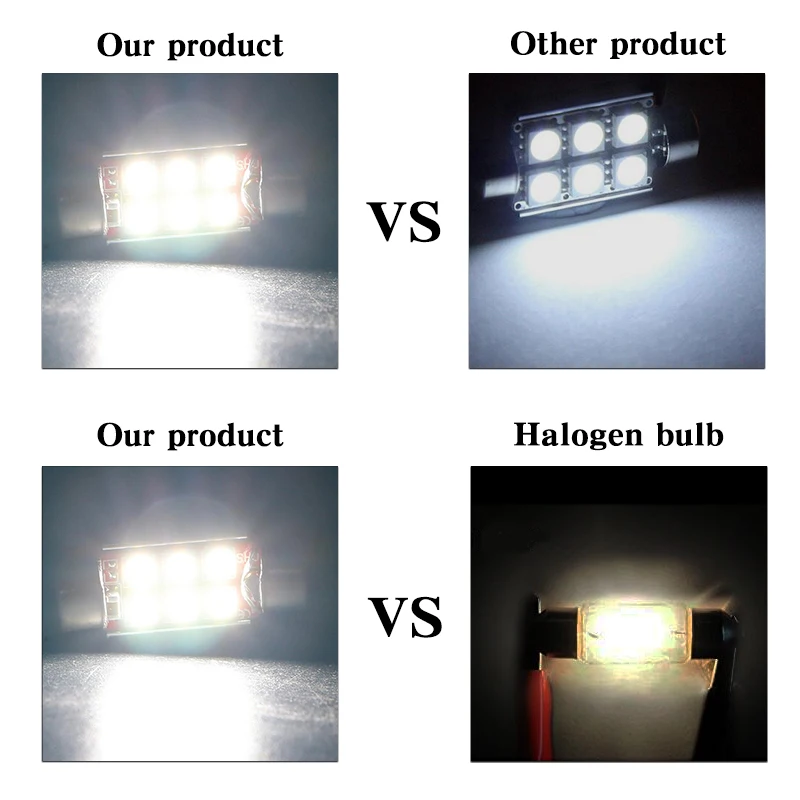 2x LED CANbus Dome Festoon 3030 Error free License Number Plate Light Bulbs For Kia Sportage Cerato | Автомобили и мотоциклы