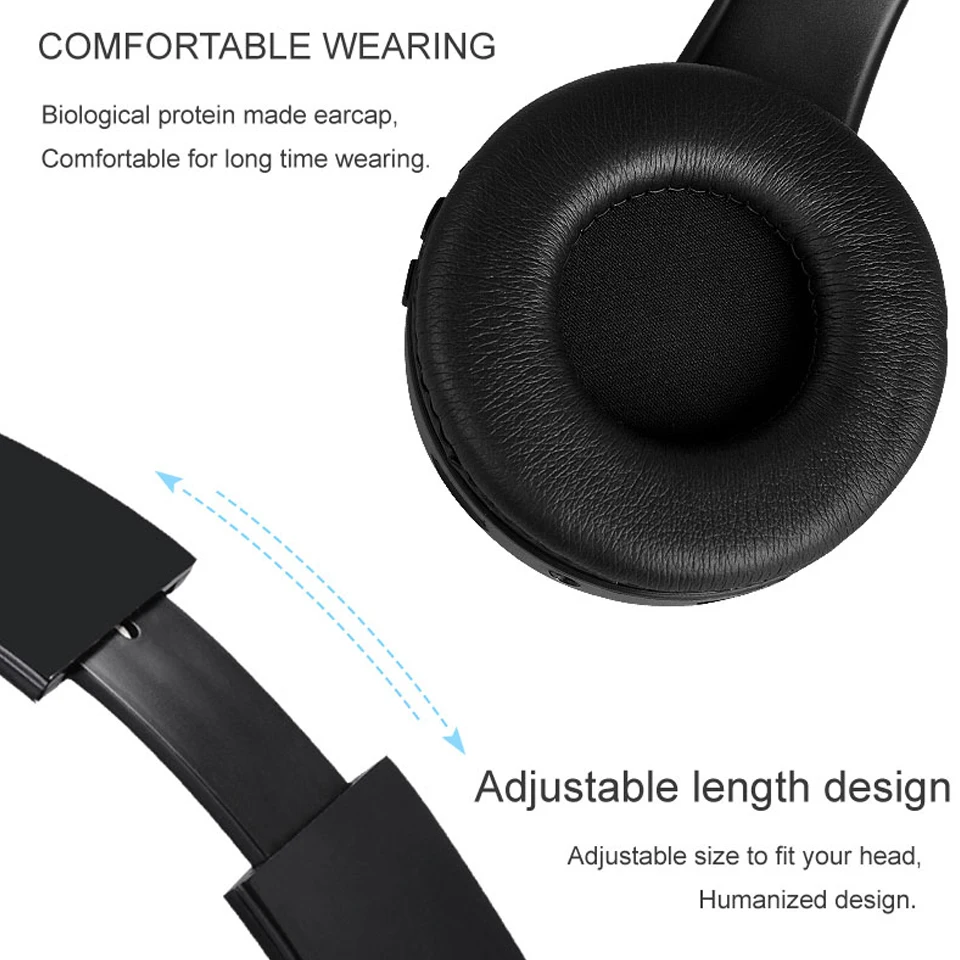 Bluetooth наушники проводные беспроводные большие складные Накладные Hifi с