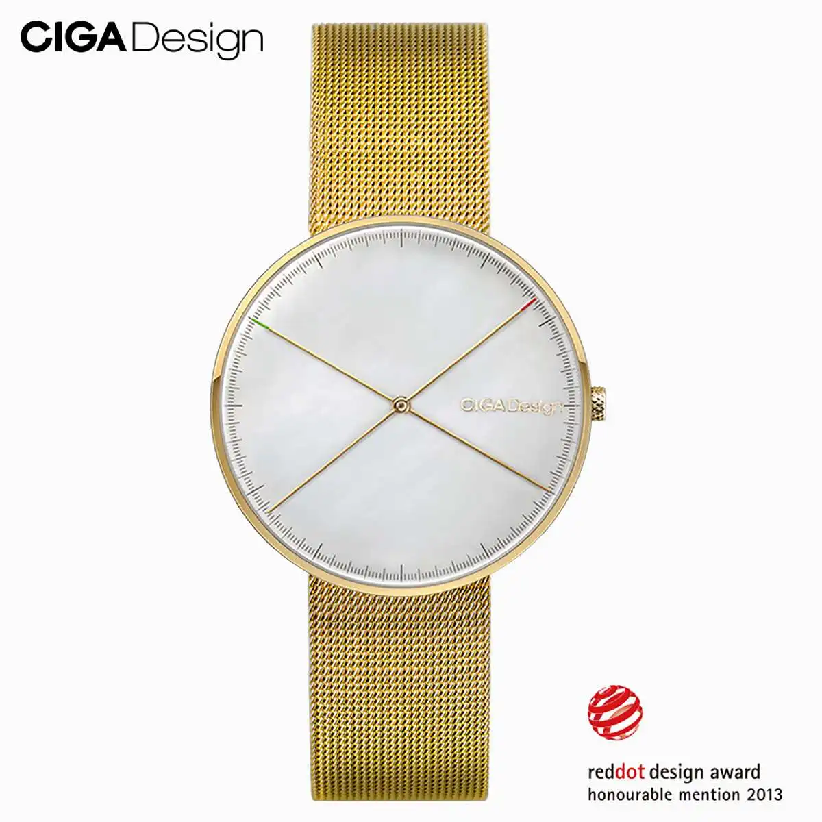 Color 4 CIGA дизайн CIGA кварцевые часы Звезда часы Женские Простые Модные женские часы Wins Red Dot дизайн награда X серия - Цвет: Color 4