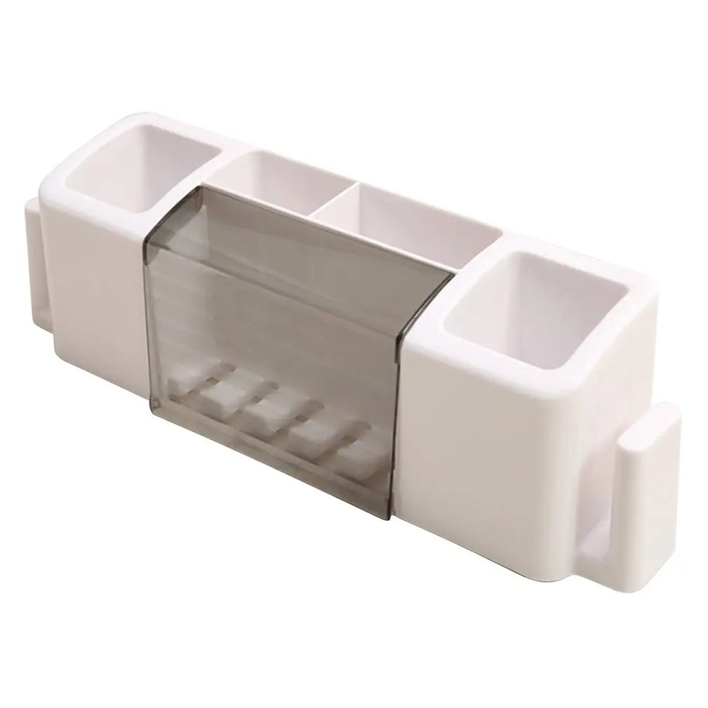 

Multifunctional Toothpaste and Toothbrush Holder Creative Storage Case Organizer Box Bathroom Accessories Set For Home Use