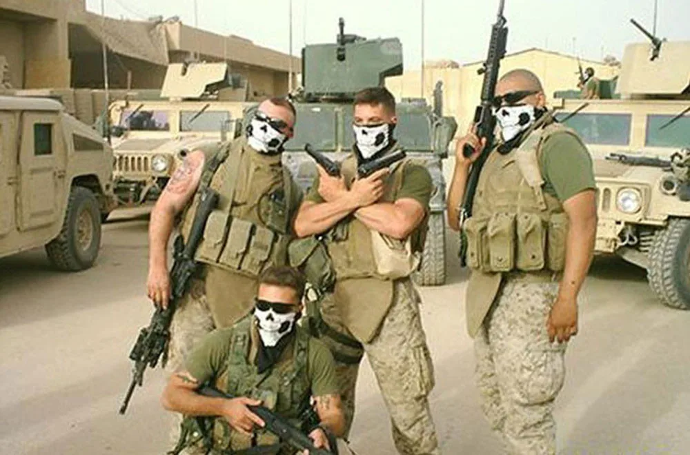 Велосипедная маска на половину лица с черепом шарф призрака фестивальные маски