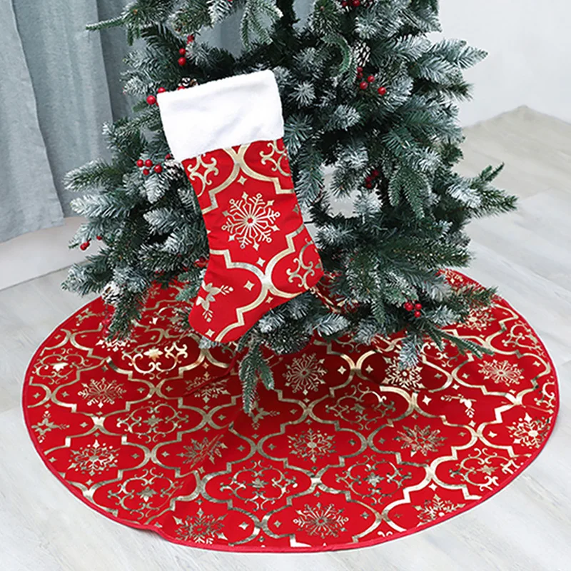 

1 шт., новогодний декоративный коврик для новогодней ёлки
