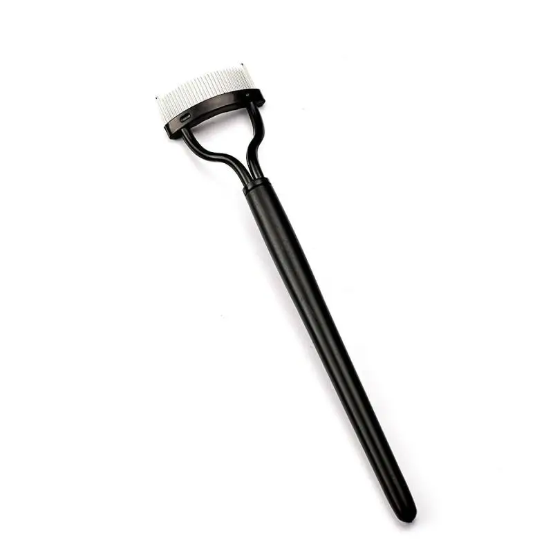 

Eyebrow Brush Curler Tool Eyelash Comb Curlers Grooming Brush Tool Black Makeup Mascara Guide Applicator Eyelash Comb