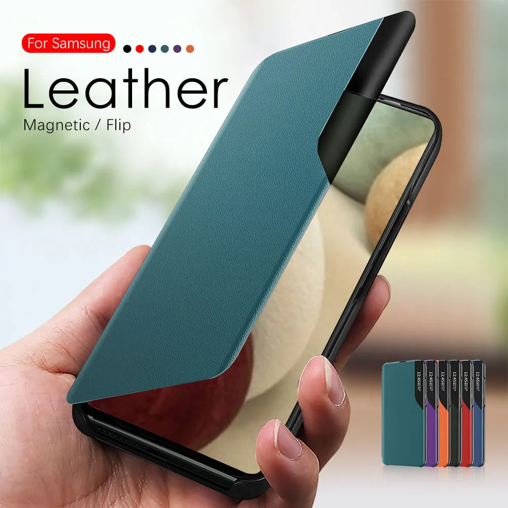 Магнитный флип-чехол для телефона Samsung Galaxy A12 A21s M31s M11 M31 M21 M30s A51 A71 A50 A30s задняя