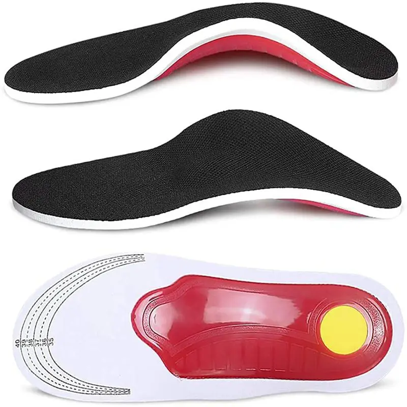 

Orthotic Gel High Arch Support Insoles Gel Pad 3D Arch Support Flat Foot Premium For Women / Men Orthopedic Pain Feet Unisex