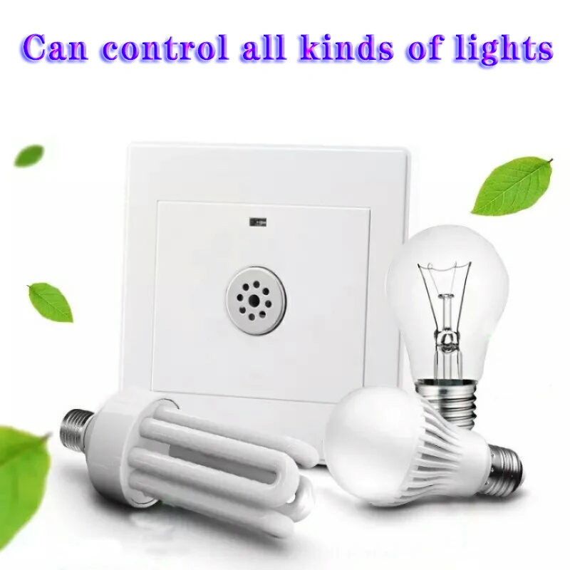 DC Smart Voice Control Light Sensor Switch Wall Mounted Sound & Controlled Activated Lamp | Обустройство дома