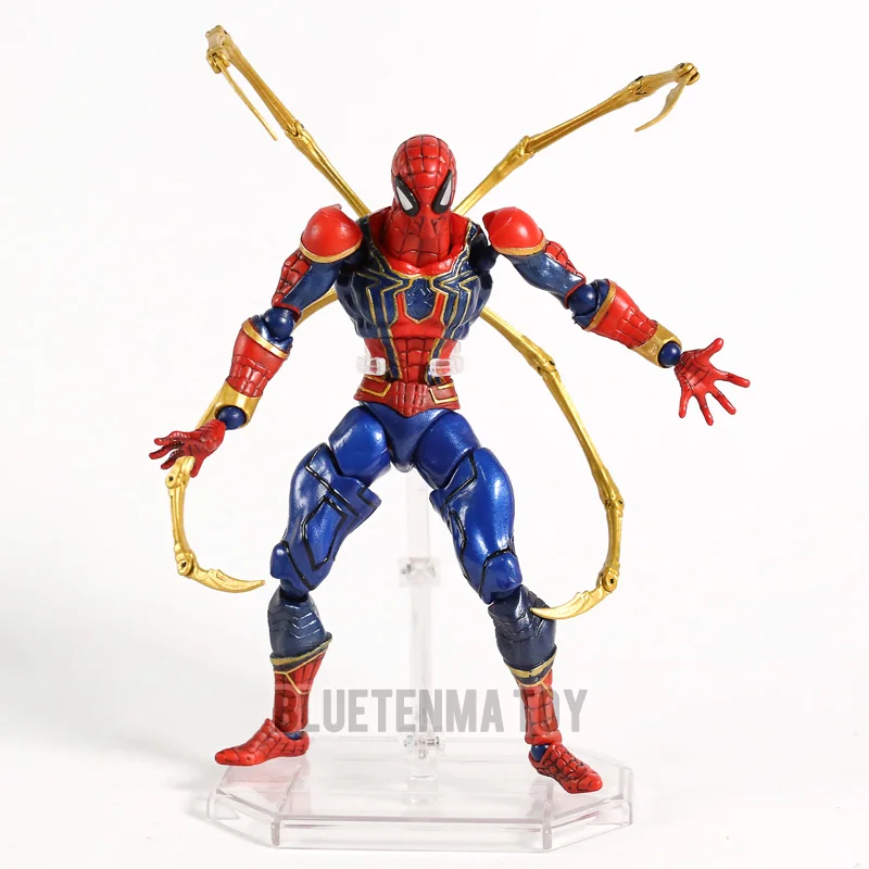 Revoltech серия Мстители Endgame Человек паук фигурка игрушка паук: далеко от дома
