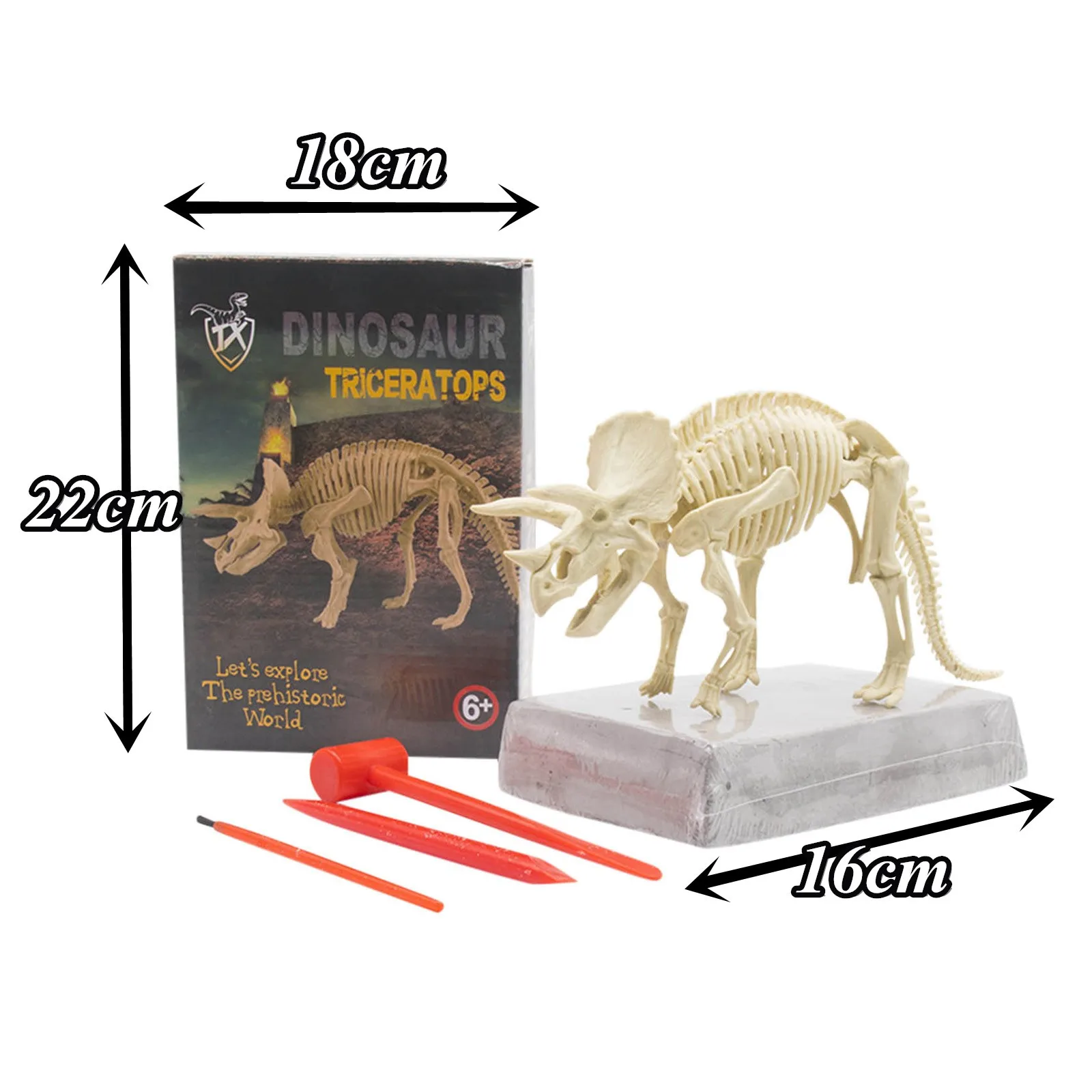 

Archeology Kit Dinosaur Fossil Excavation Game Children's Educational Dinosaur Toy DIY Handmade Archeology Sandbox Party Toy Set
