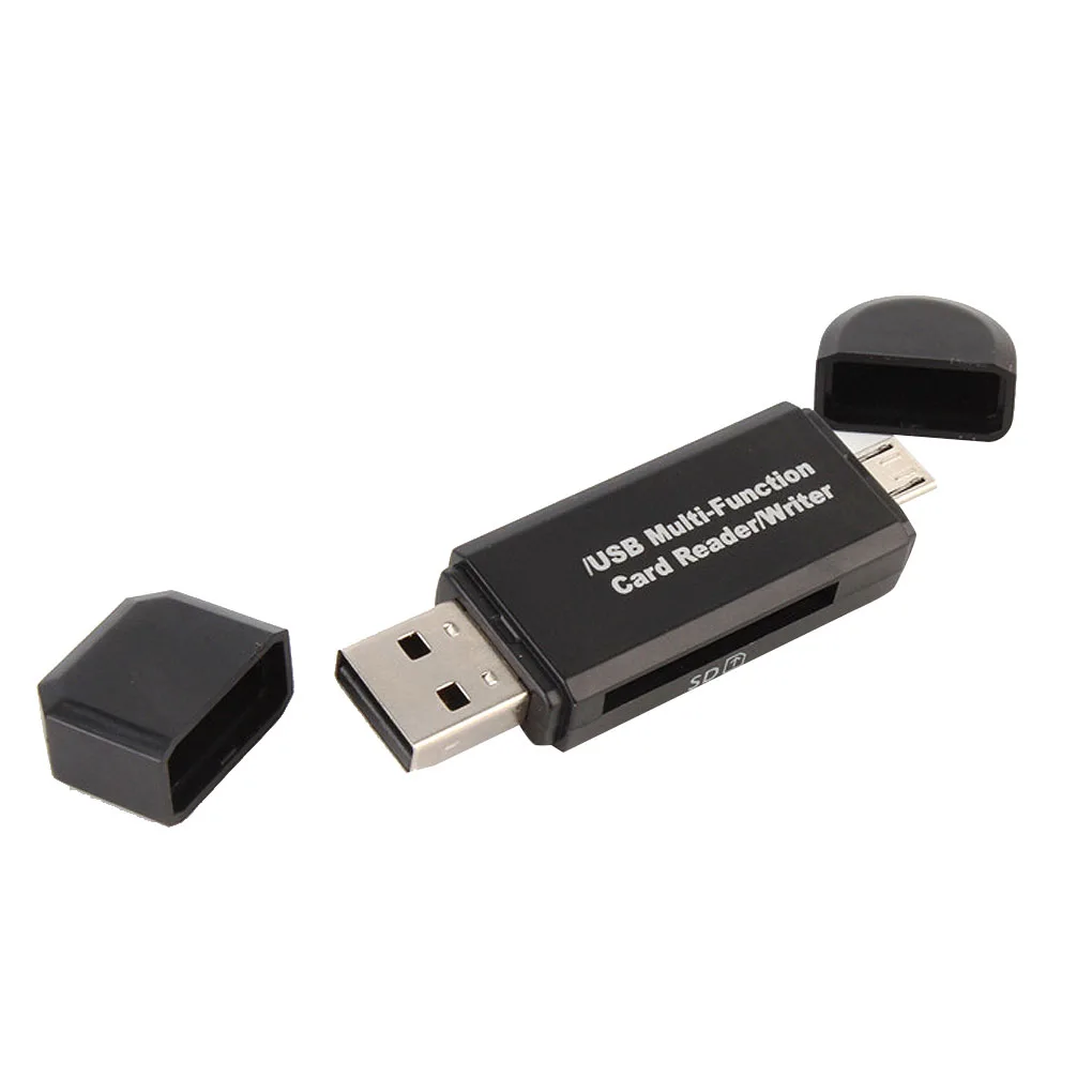 

2 в 1 USB OTG кардридер флэш-накопитель высокоскоростной USB2.0 универсальная OTG TF/SD карта для телефона Android компьютерные удлинители